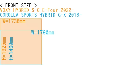 #VOXY HYBRID S-G E-Four 2022- + COROLLA SPORTS HYBRID G-X 2018-